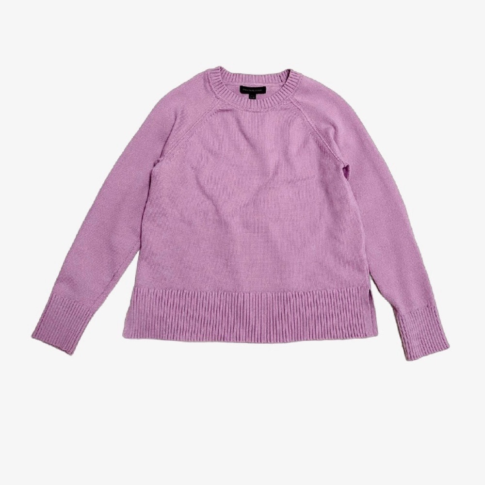 Banana Republic Purple Crewneck Sweater Soft Knit